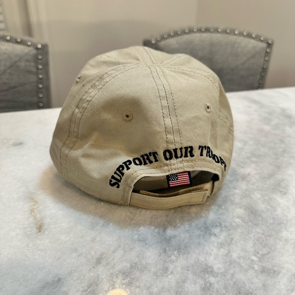 Marine Corps “Support Our Troops” USMC Embroidered Hat with Velcro Strap - NWOT - Picture 4 of 11